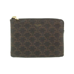 Celine Triomphe Coin Card Pouch Hook Case